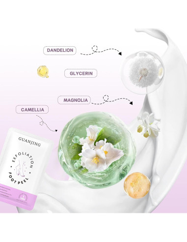 Mascarilla Exfoliante para Pies Guangjing - 2 Pares Hidratante