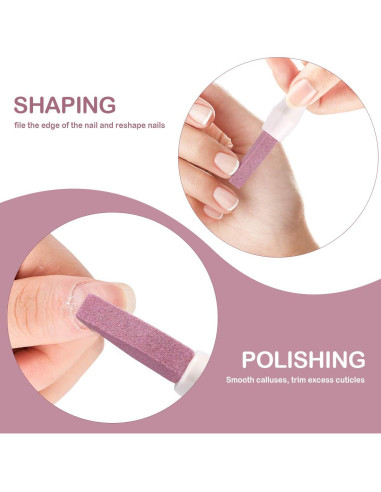 Lima de Uñas de Pómez Lurrose Doble Cabeza 15cm