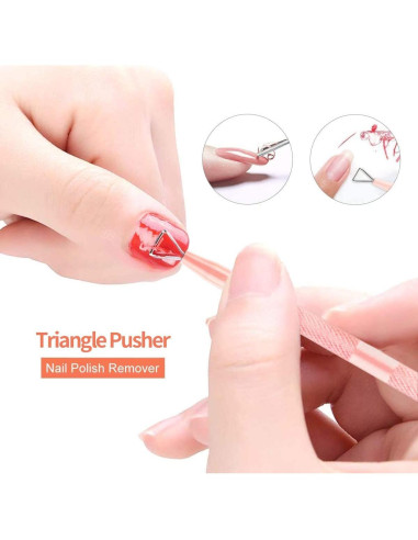Removedor de Uñas de Gel HaimiLiya Acero Inoxidable 13.49cm