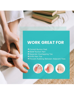 Separadores de Dedos de Gel Promifun - 12 Unidades Medianas 2