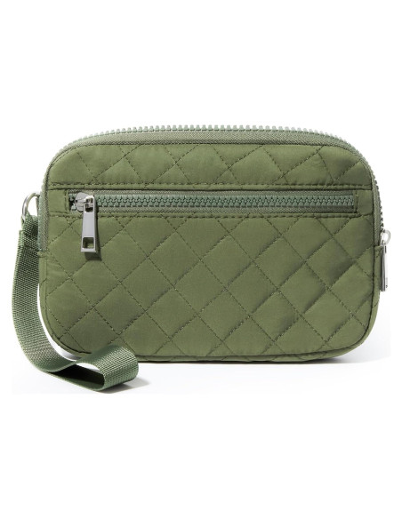 Cartera de Muñeca DIXEIGHT Verde con Protección RFID 20.1x12.7cm Cartera de Muñeca DIXEIGHT Verde con Protección RFID 20.1x12.7cm