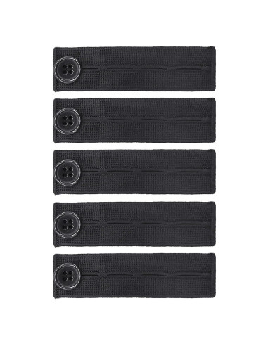 5 PCS Extensores de Cintura Elásticos Ajustables Deshionew