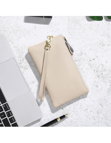 Cartera de Mano GOIACII para Mujeres Cuero con Bloqueo RFID