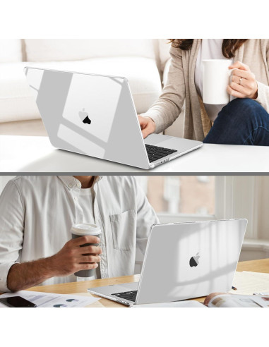 Funda Fintie para MacBook Pro 16" 2021-2024 Ultra-Transparente