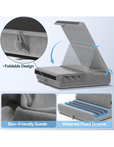 Soporte de Almohada KDD para Tableta 4-13" Plegable Gris