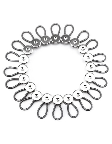 Extensores de Cuello Metálicos Elásticos Yueton - 20 Piezas