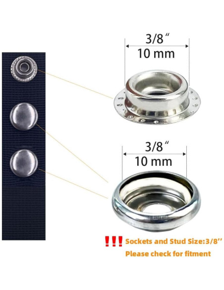 Extensor de Botón LZKZPY para Cubierta de Barco 1-2" Negro 10pack Extensor de Botón LZKZPY para Cubierta de Barco 1-2" Negro 10pack