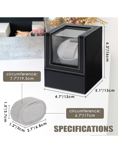 Winder de Reloj Automático MAOPINER con Motor Silencioso Winder de Reloj Automático MAOPINER con Motor Silencioso