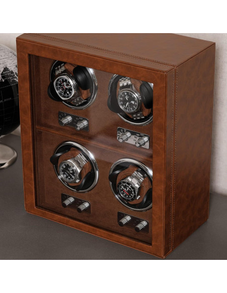 Winder para Relojes Automáticos ROTHWELL RW4WTBR Marrón Winder para Relojes Automáticos ROTHWELL RW4WTBR Marrón