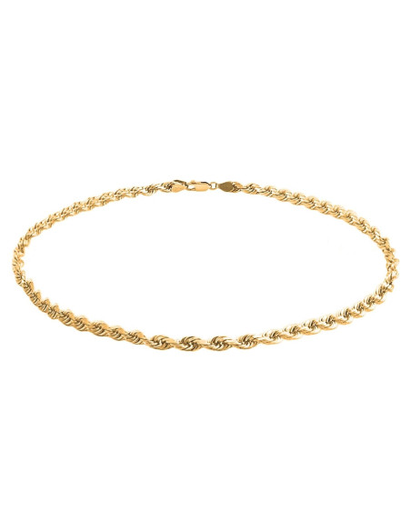 Pulsera de Tobillo Savlano de Plata Esterlina 925 Baño Oro 18K Pulsera de Tobillo Savlano de Plata Esterlina 925 Baño Oro 18K