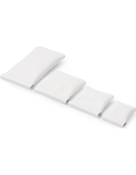 Pouch de Joyería Woodten 2 Pack Cuero Sintético Blanco Pouch de Joyería Woodten 2 Pack Cuero Sintético Blanco
