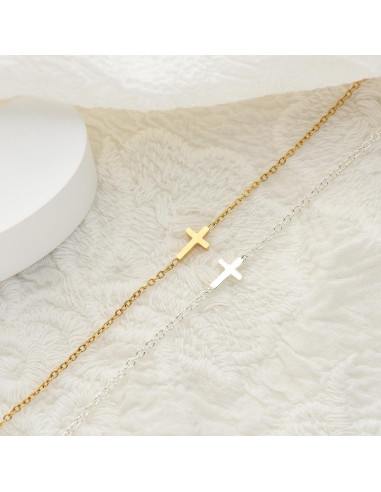 Tobilleras de Oro 18K para Mujeres Ajustables Resistentes al Agua