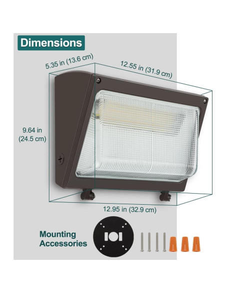 Luz LED de Pared Kadision 120W Dimmable 15600lm 3 Colores Luz LED de Pared Kadision 120W Dimmable 15600lm 3 Colores