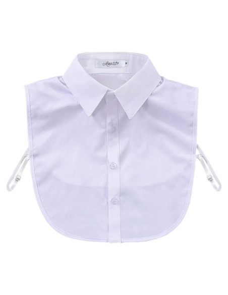 Collar Falso de Moda para Hombre Joyci Algodón Blanco Collar Falso de Moda para Hombre Joyci Algodón Blanco