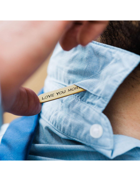 Pines de Cuello Personalizados de Latón - 5.72 cm - Regalo para Hombres Pines de Cuello Personalizados de Latón - 5.72 cm - Regalo para Hombres