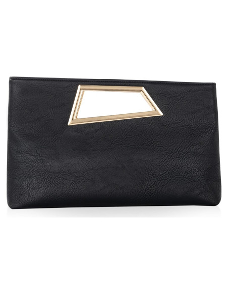 Coucoland Clutch Purse Mujer Cuero Vegano Brillante 30x19 cm Coucoland Clutch Purse Mujer Cuero Vegano Brillante 30x19 cm