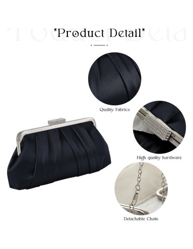 Bolso de Mano Plisado JAMBHALA para Mujeres - Elegante y Versátil