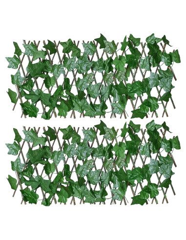Cerca de Privacidad Expandible SlenyuBridal 2 Paquete Verde