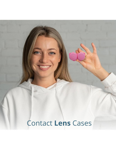 Estuche para Lentes de Contacto Clean Lens - Paquete de 12 Coloridos