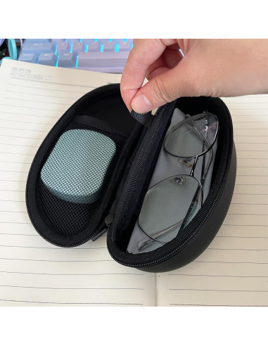 Estuche 2 en 1 para Lentes de Contacto y Gafas BG-b Azul
