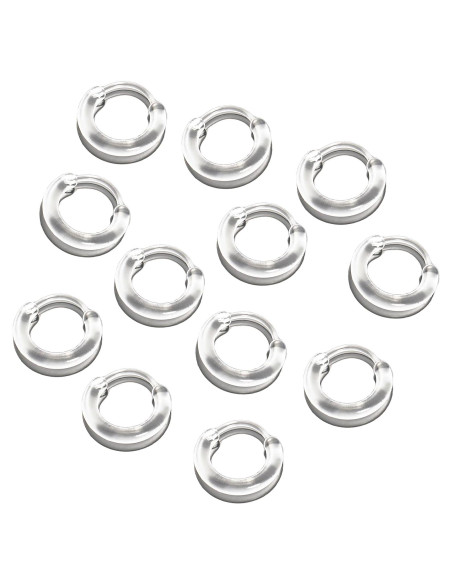 Juego de Retenedores de Oreja y Anillos Nasales Qualima - 12 Pares Hipoalergénicos Juego de Retenedores de Oreja y Anillos Nasales Qualima - 12 Pares Hipoalergénicos
