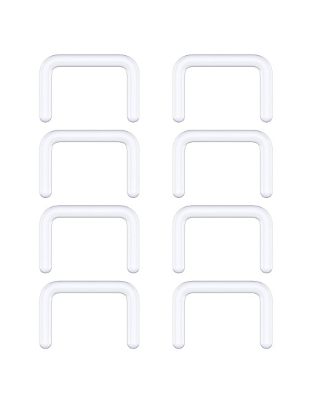 Retenedores de Septum Transparentes Bioflex - Paquete de 8 Piezas Retenedores de Septum Transparentes Bioflex - Paquete de 8 Piezas