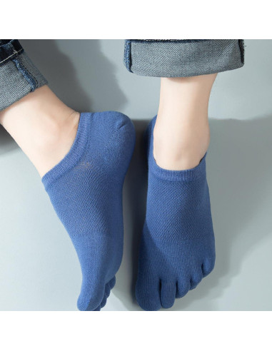 Calcetines de Dedos No Mostrar Meaiguo 4 Pares para Hombres