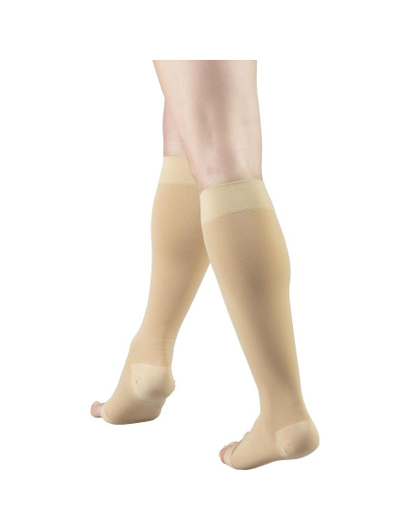 Medias de Compresión Truform 0865 Beige Punta Abierta 20-30 mmHg Medias de Compresión Truform 0865 Beige Punta Abierta 20-30 mmHg