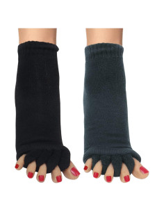 Calcetines Separadores de Dedos Klmnop para Mujeres - 2 Pares