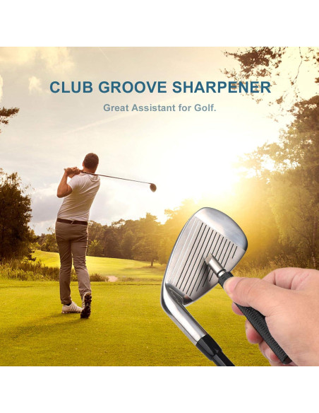 Afilador de ranuras de golf Bulex, compacto y duradero Afilador de ranuras de golf Bulex, compacto y duradero