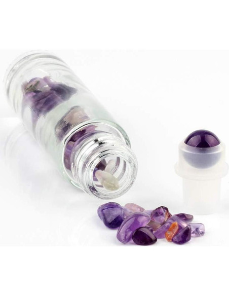 Botellas de Vidrio Transparente 10ml con Rodillos de Gema - 10 Pack Botellas de Vidrio Transparente 10ml con Rodillos de Gema - 10 Pack