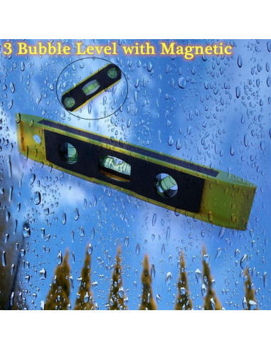 Nivel Torpedo Magnético Winnsty 22,86 cm 3 Burbuja