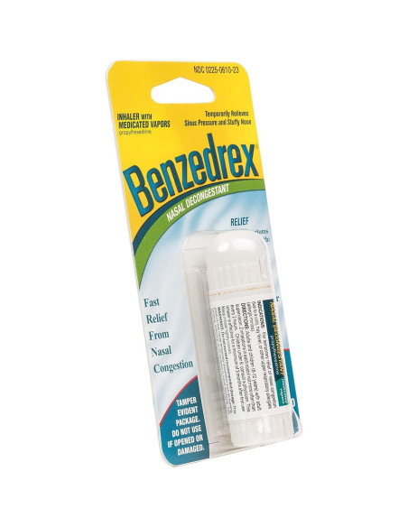 Inhalador Descongestionante Nasal Benzedrex - 6 Unidades