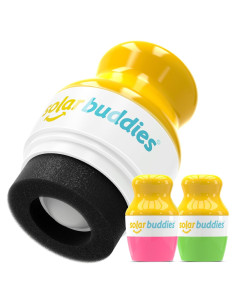 Aplicador Solar Rellenable Solar Buddies Dúo Rosa Verde 100ml