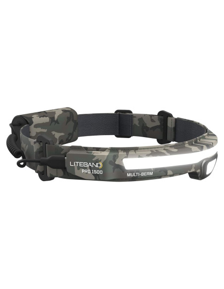 Linterna Frontal LED Liteband PRO 1500 Lúmenes Camo Linterna Frontal LED Liteband PRO 1500 Lúmenes Camo