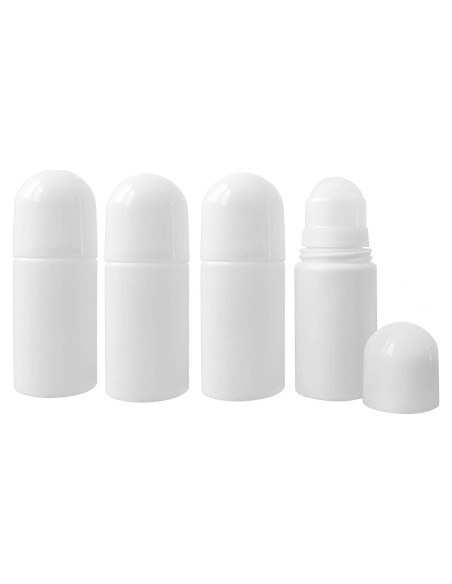 Juego de 4 Botellas Roll On Recargables 50ml Mollensiuer Juego de 4 Botellas Roll On Recargables 50ml Mollensiuer