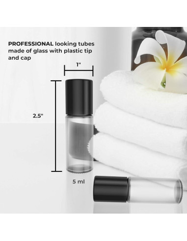 Botellas de vidrio recargables Onisaving 30 ml - Paquete de 4