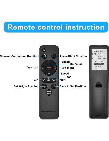 Soporte Rotativo QINMAY 360 con Control Remoto y USB Soporte Rotativo QINMAY 360 con Control Remoto y USB