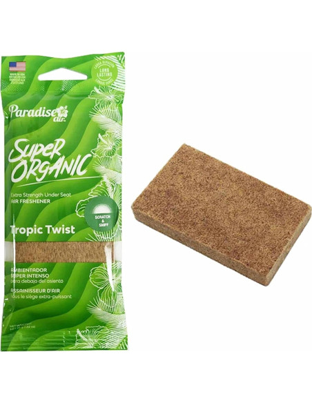 Ambientador Orgánico Paradise 4 Pcs Bloque Fragancia Tropical Ambientador Orgánico Paradise 4 Pcs Bloque Fragancia Tropical