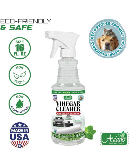 Limpiador de Vinagre Ecológico Aviano Botanicals 473ml Menta Limpiador de Vinagre Ecológico Aviano Botanicals 473ml Menta