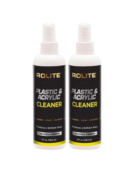 Limpiador de Plástico y Acrílico Rolite 236.6 ml - Paquete de 2 Limpiador de Plástico y Acrílico Rolite 236.6 ml - Paquete de 2
