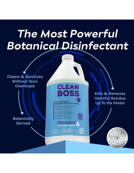 Limpiador Desinfectante CleanBoss 3.79L - Aroma a Tomillo Limpiador Desinfectante CleanBoss 3.79L - Aroma a Tomillo