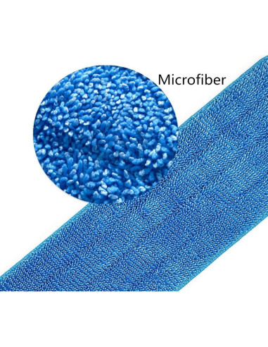 Paño de Mopa de Microfibra 46x14 cm Xindejia - 6 Piezas