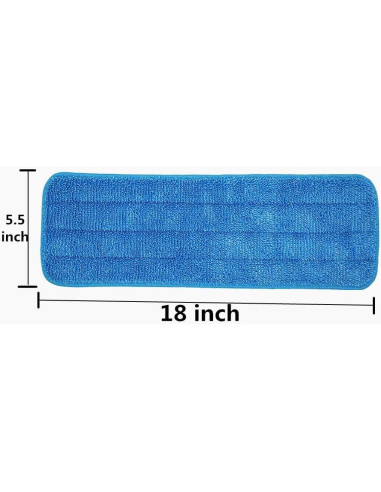 Paño de Mopa de Microfibra 46x14 cm Xindejia - 6 Piezas