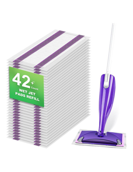 Almohadillas desechables 42P Swiffer WetJet, alta absorción Almohadillas desechables 42P Swiffer WetJet, alta absorción