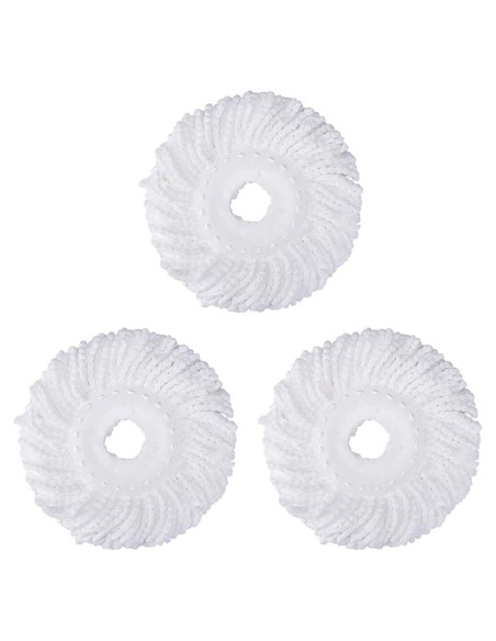 Cabezas de Mopa Giratoria Microfibra DANGSHAN 3 Pack 16 cm Cabezas de Mopa Giratoria Microfibra DANGSHAN 3 Pack 16 cm