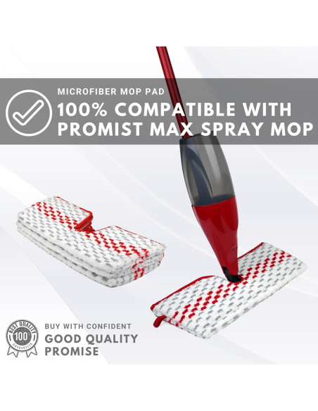 Recargas de Mopa Lavable Flammi para ProMist MAX - 4 Unidades Recargas de Mopa Lavable Flammi para ProMist MAX - 4 Unidades