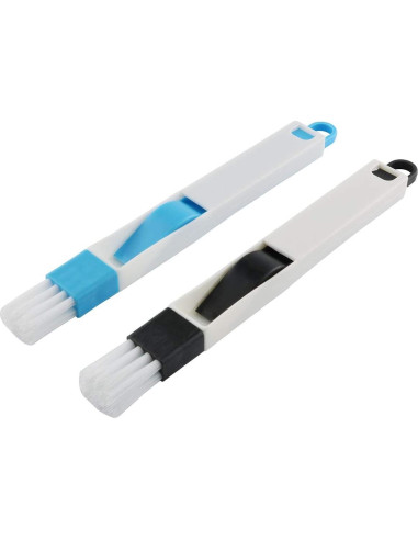 Cepillo de limpieza 2 en 1 E-outstanding para ventanas y teclados