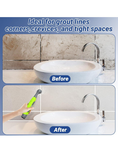 Cepillo de limpieza eléctrico Kiato RMSS03GN con 11 accesorios