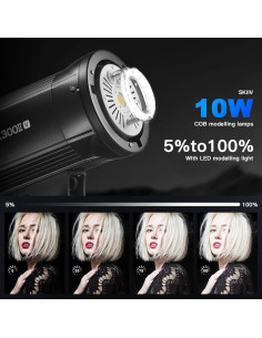 Flash de Estudio Godox SK300IIV 300Ws GN58 5700K Inalámbrico 2